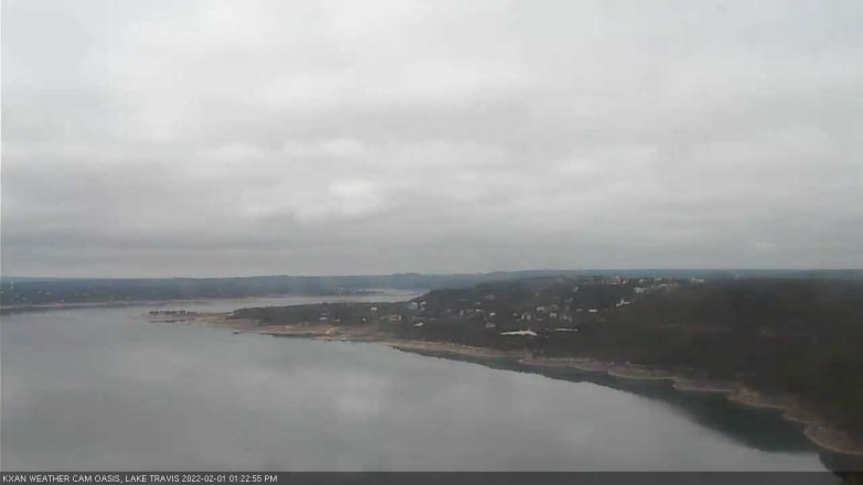 Lake Travis webcam, February 1, 2022 1:25 PM CT