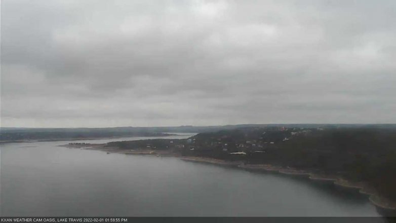 Lake Travis webcam, February 1, 2022 2:00 PM CT
