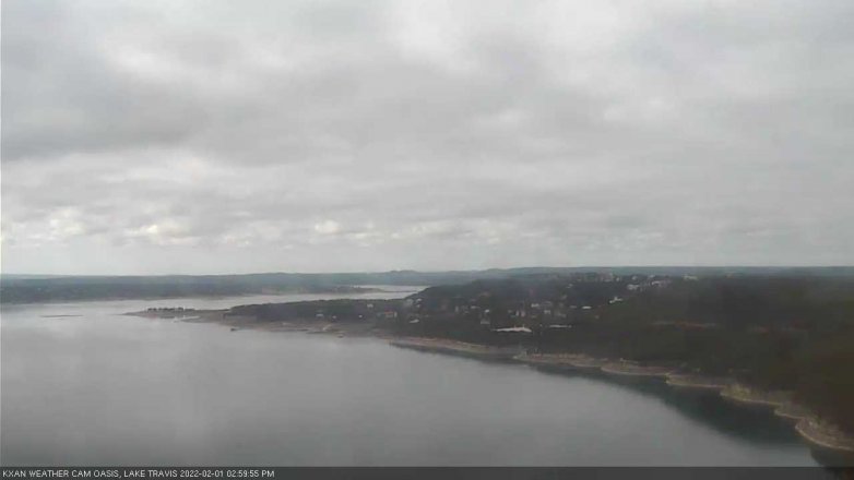 Lake Travis webcam, February 1, 2022 3:00 PM CT