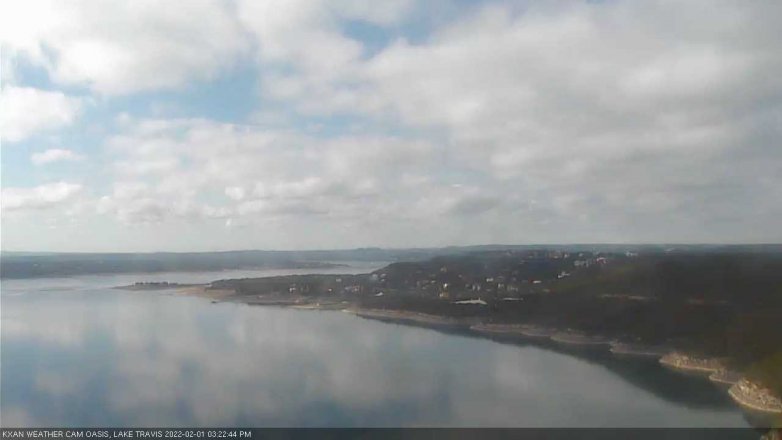 Lake Travis webcam, February 1, 2022 3:25 PM CT