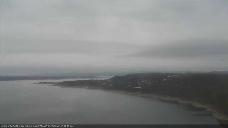 Lake Travis webcam, February 2, 2022 9:00 AM CT