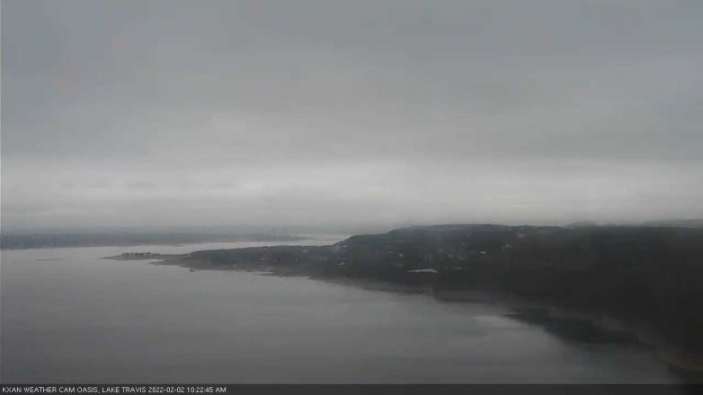Lake Travis webcam, February 2, 2022 10:25 AM CT