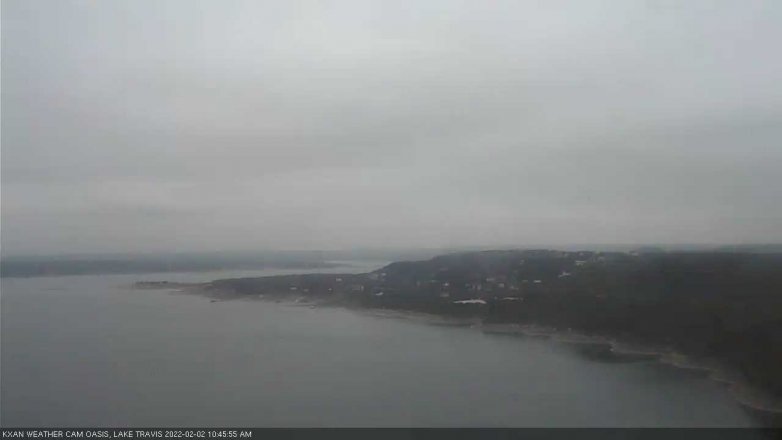 Lake Travis webcam, February 2, 2022 10:45 AM CT