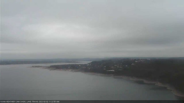 Lake Travis webcam, February 2, 2022 11:25 AM CT
