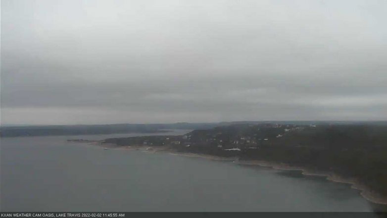 Lake Travis webcam, February 2, 2022 11:45 AM CT