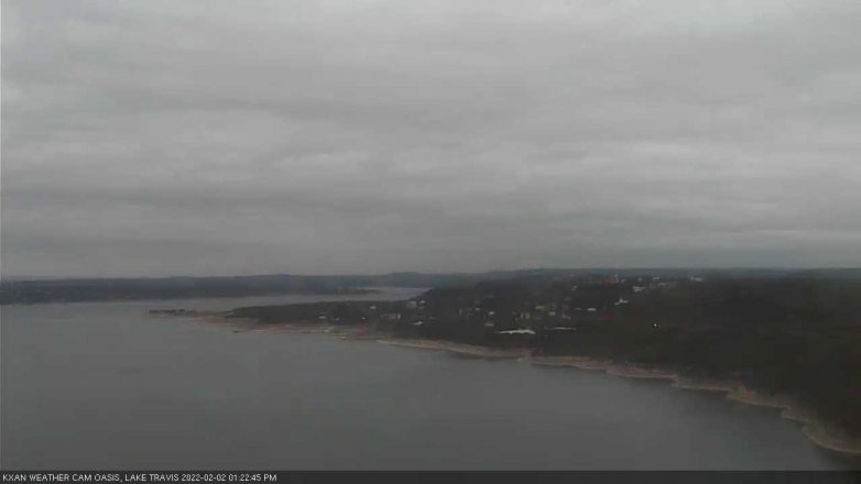 Lake Travis webcam, February 2, 2022 1:25 PM CT