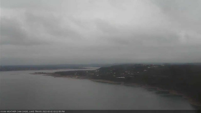 Lake Travis webcam, February 2, 2022 3:25 PM CT