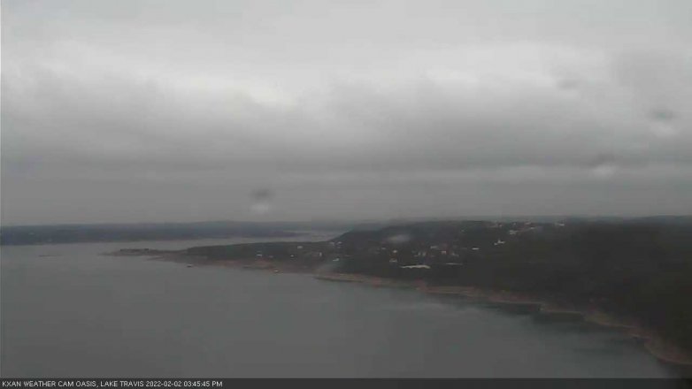 Lake Travis webcam, February 2, 2022 3:45 PM CT