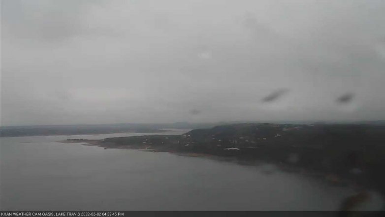 Lake Travis webcam, February 2, 2022 4:25 PM CT