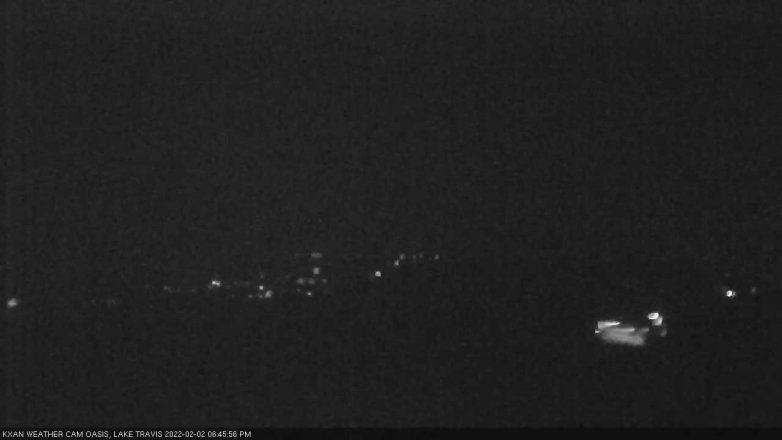 Lake Travis webcam, February 2, 2022 6:45 PM CT