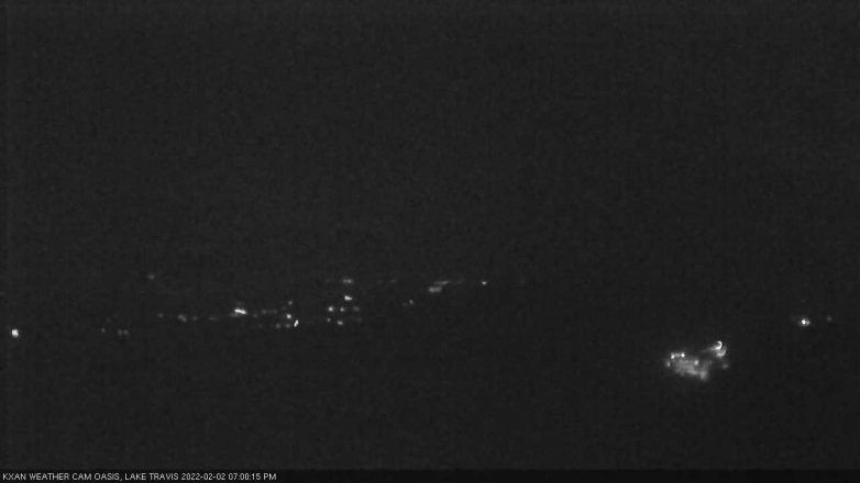 Lake Travis webcam, February 2, 2022 7:00 PM CT
