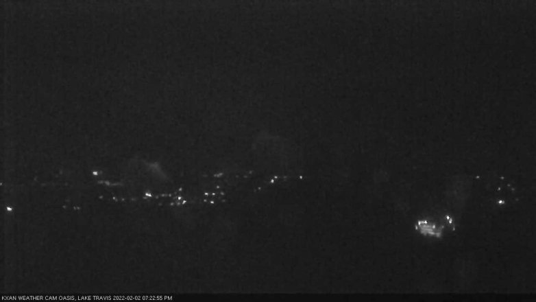 Lake Travis webcam, February 2, 2022 7:25 PM CT