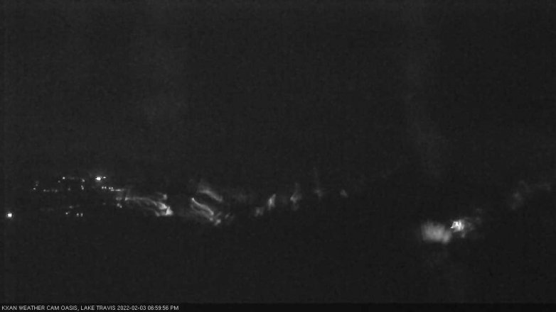 Lake Travis webcam, February 3, 2022 7:00 PM CT