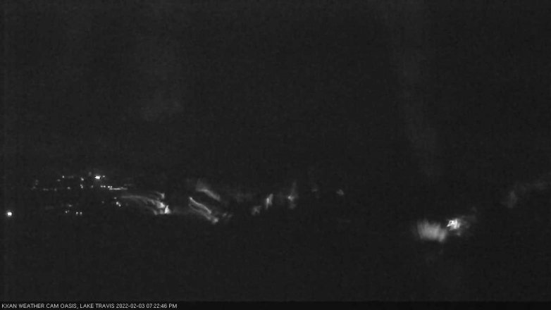 Lake Travis webcam, February 3, 2022 7:25 PM CT