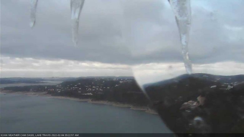 Lake Travis webcam, February 4, 2022 9:25 AM CT