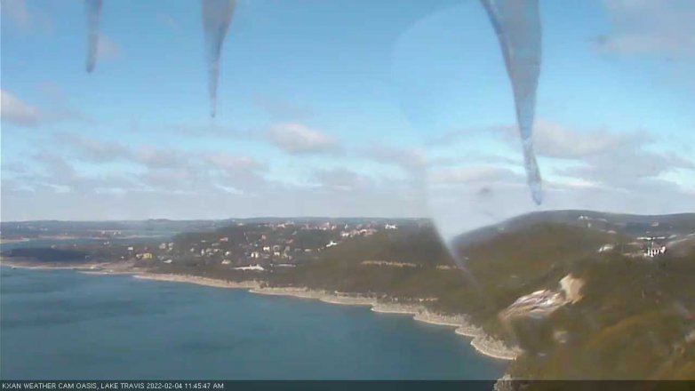 Lake Travis webcam, February 4, 2022 11:45 AM CT