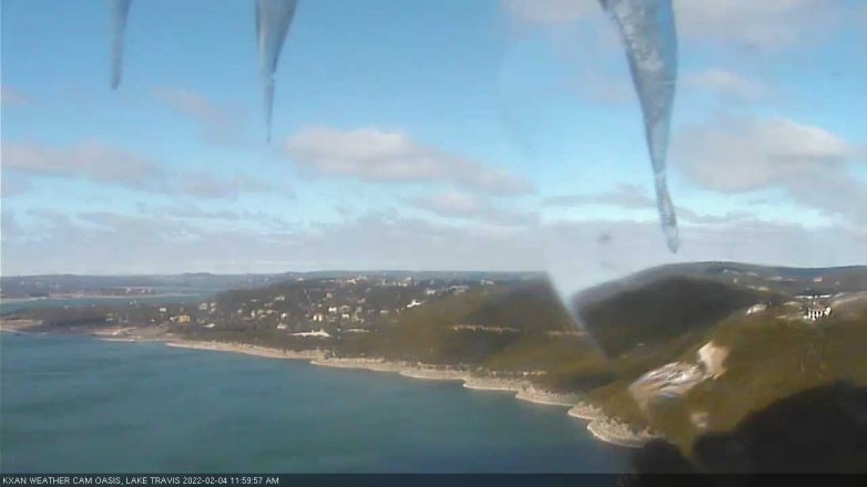 Lake Travis webcam, February 4, 2022 12:00 PM CT