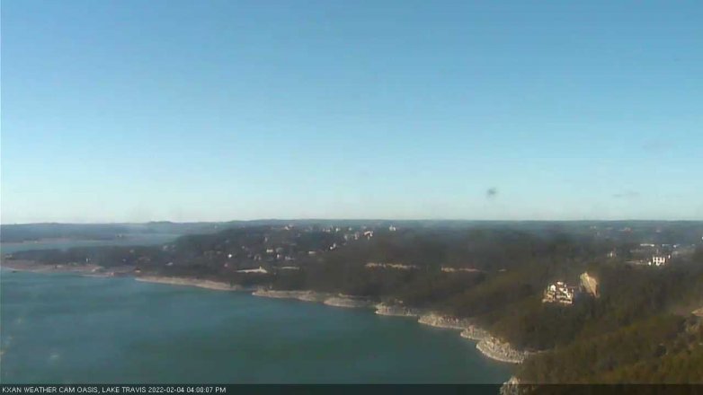 Lake Travis webcam, February 4, 2022 4:00 PM CT
