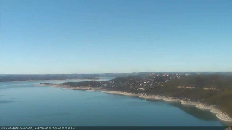 Lake Travis webcam, February 5, 2022 2:25 PM CT