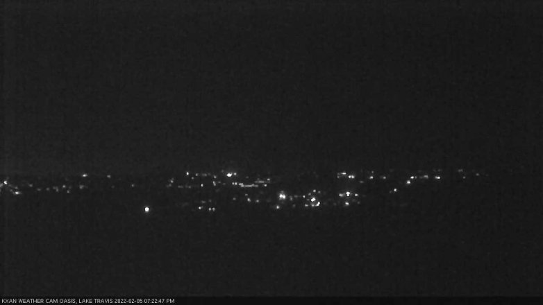 Lake Travis webcam, February 5, 2022 7:25 PM CT