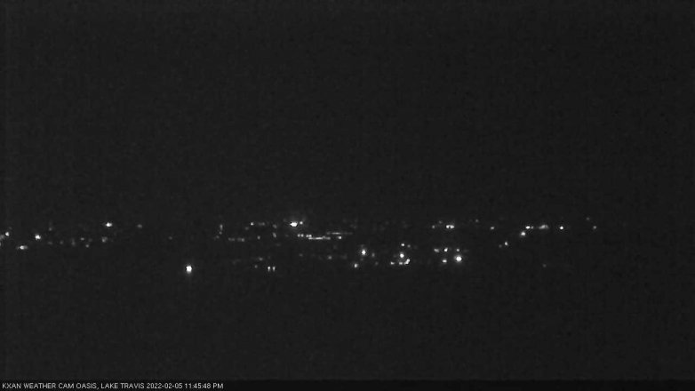 Lake Travis webcam, February 5, 2022 11:45 PM CT