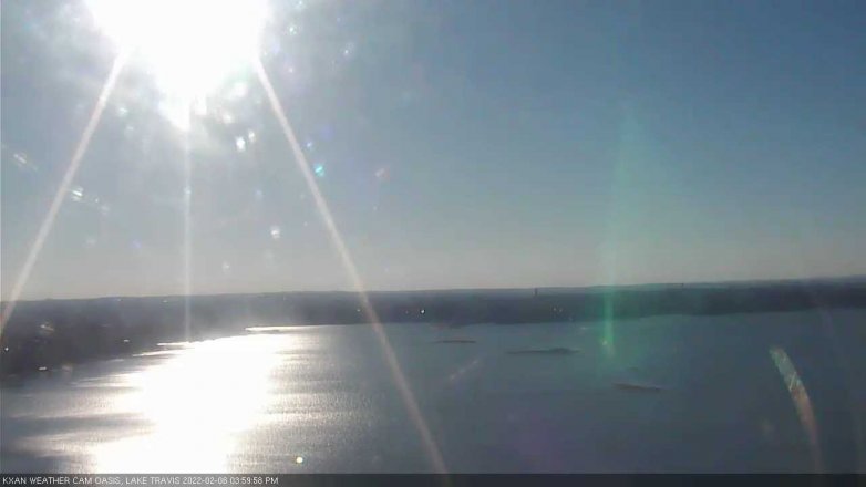 Lake Travis webcam, February 6, 2022 4:00 PM CT