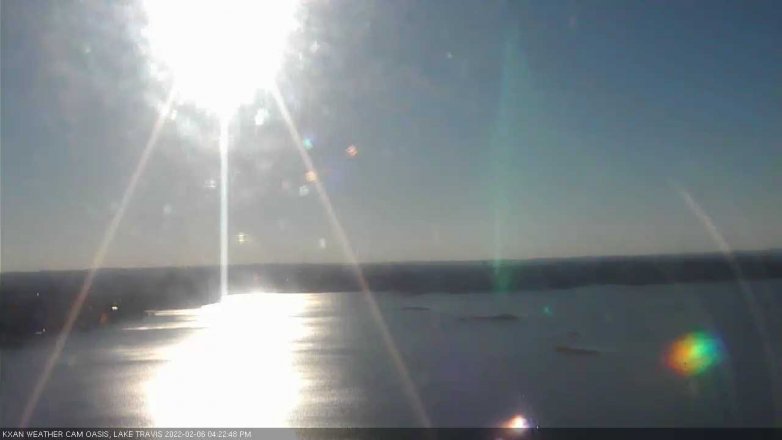 Lake Travis webcam, February 6, 2022 4:25 PM CT