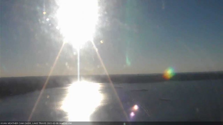 Lake Travis webcam, February 6, 2022 4:45 PM CT