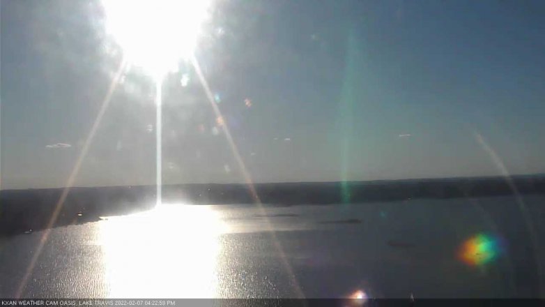 Lake Travis webcam, February 7, 2022 4:25 PM CT