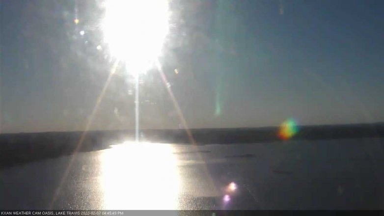 Lake Travis webcam, February 7, 2022 4:45 PM CT