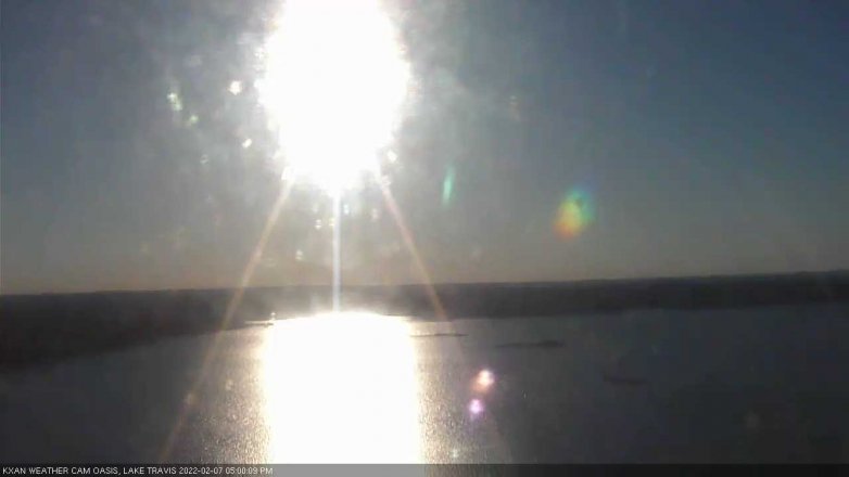 Lake Travis webcam, February 7, 2022 5:00 PM CT