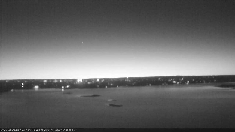 Lake Travis webcam, February 7, 2022 7:00 PM CT