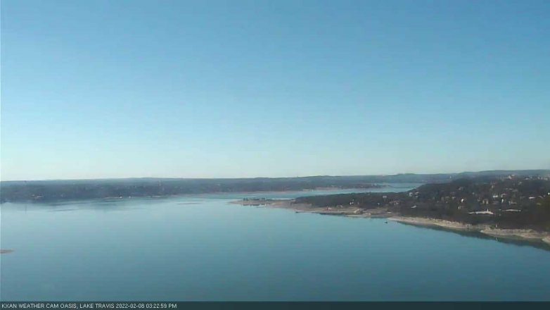 Lake Travis webcam, February 8, 2022 3:25 PM CT
