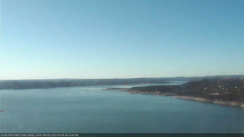 Lake Travis webcam, February 8, 2022 4:25 PM CT