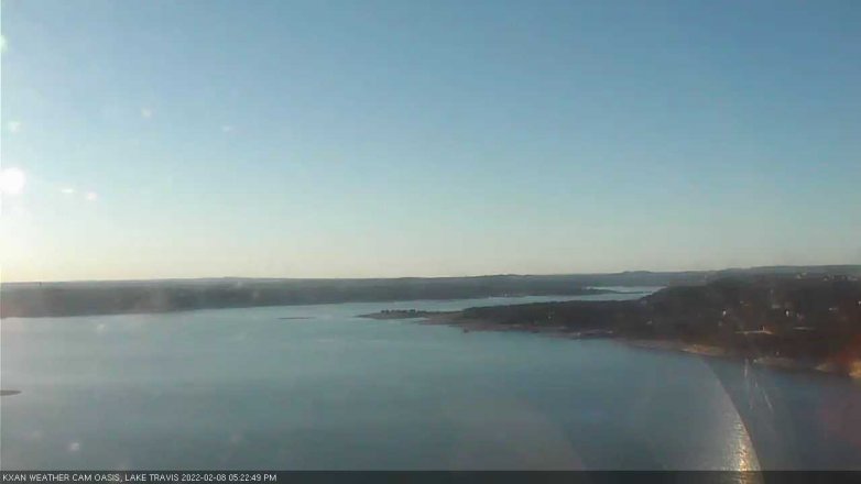 Lake Travis webcam, February 8, 2022 5:25 PM CT