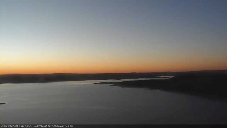 Lake Travis webcam, February 8, 2022 6:25 PM CT