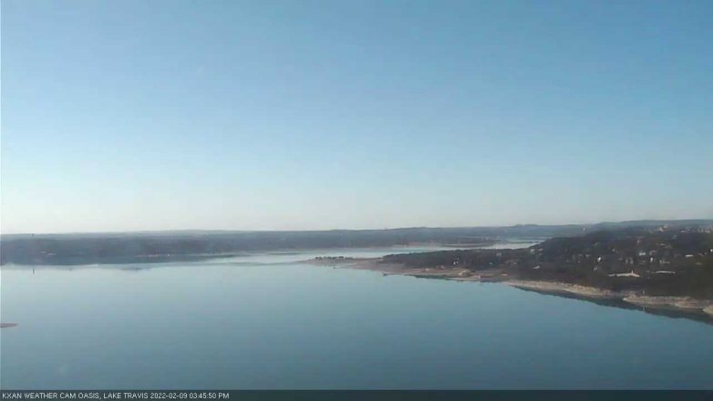 Lake Travis webcam, February 9, 2022 3:45 PM CT