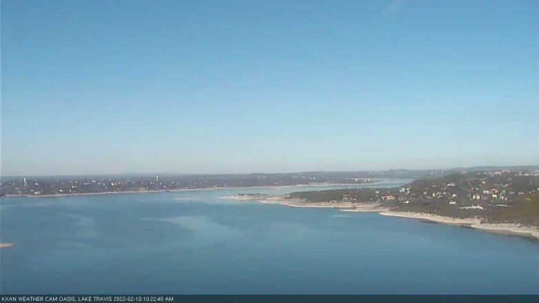 Lake Travis webcam, February 10, 2022 10:25 AM CT