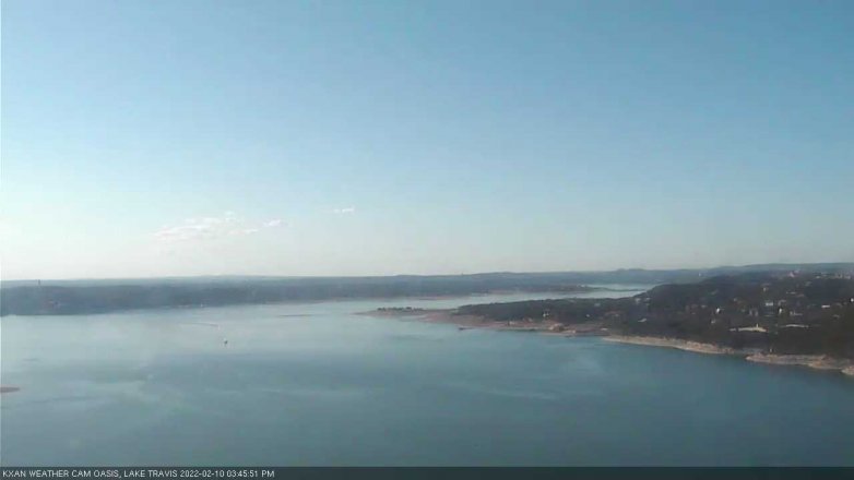 Lake Travis webcam, February 10, 2022 3:45 PM CT