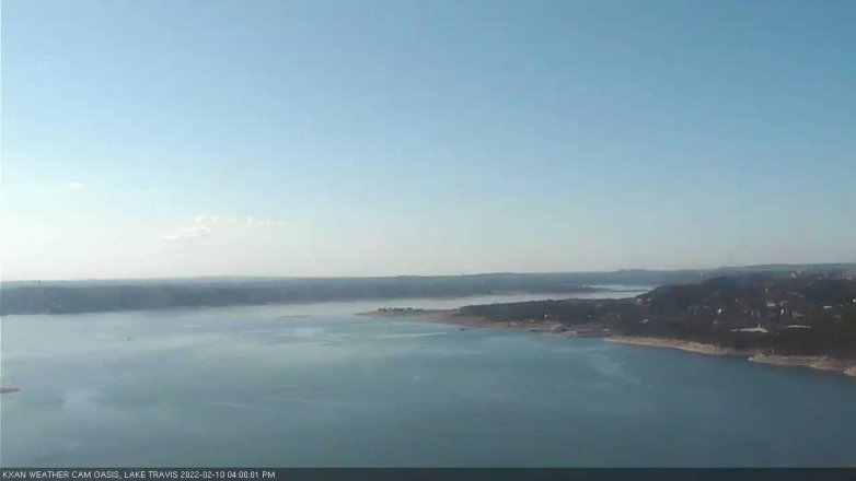 Lake Travis webcam, February 10, 2022 4:00 PM CT