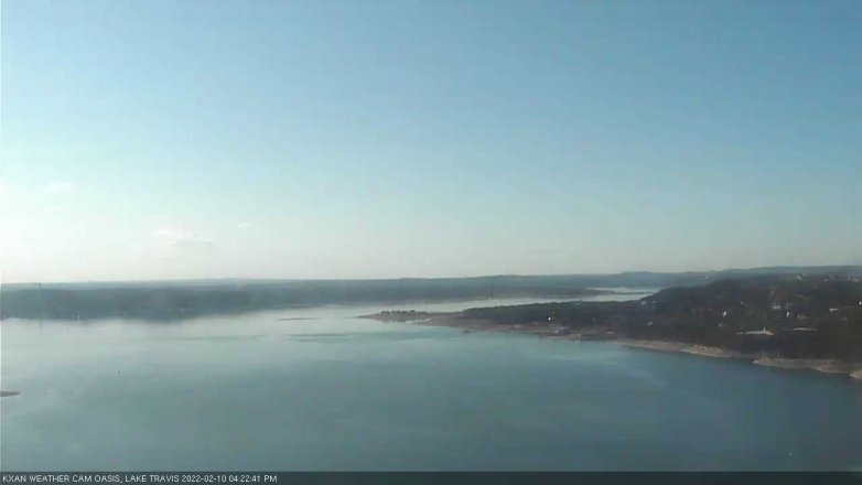 Lake Travis webcam, February 10, 2022 4:25 PM CT
