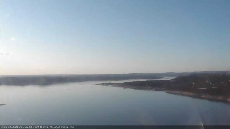 Lake Travis webcam, February 10, 2022 5:00 PM CT