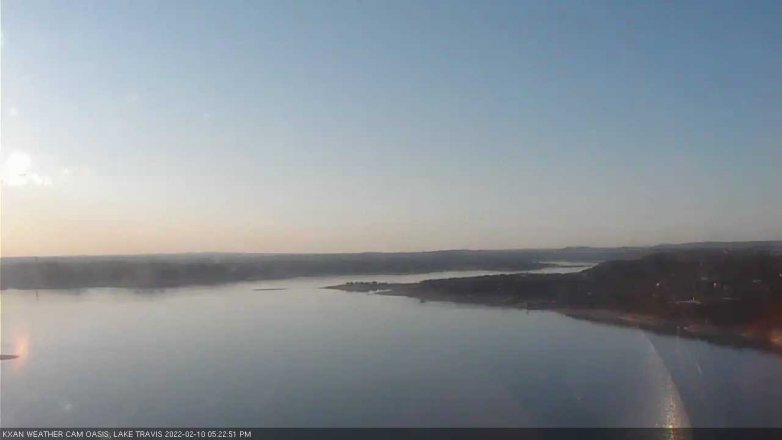Lake Travis webcam, February 10, 2022 5:25 PM CT