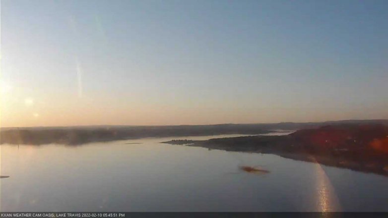 Lake Travis webcam, February 10, 2022 5:45 PM CT