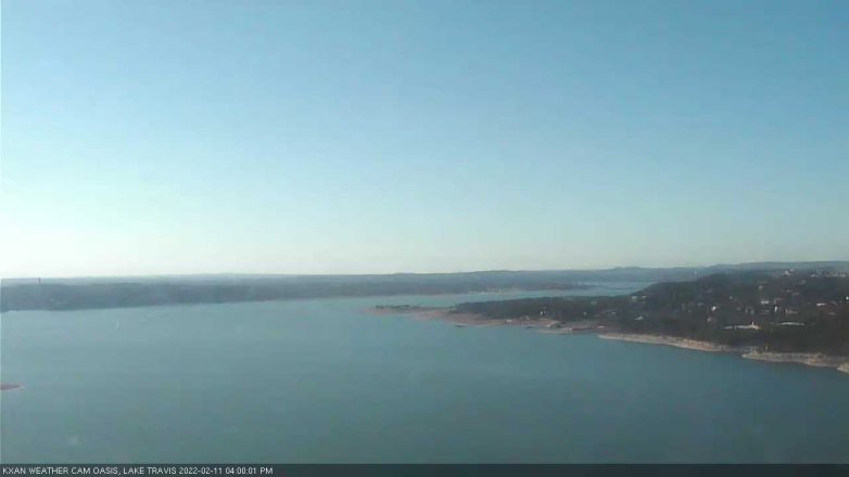 Lake Travis webcam, February 11, 2022 4:00 PM CT