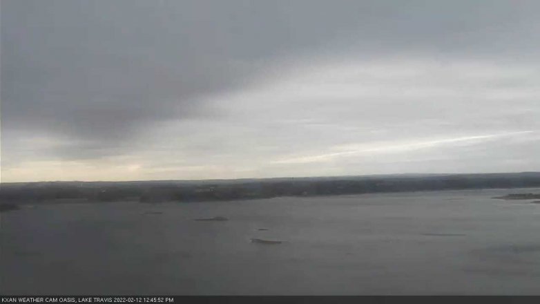 Lake Travis webcam, February 12, 2022 12:45 PM CT