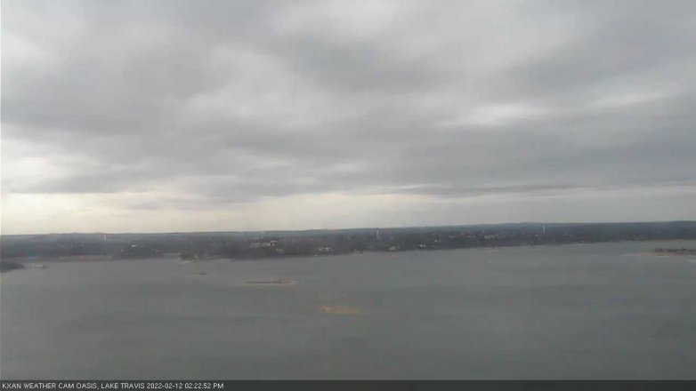 Lake Travis webcam, February 12, 2022 2:25 PM CT