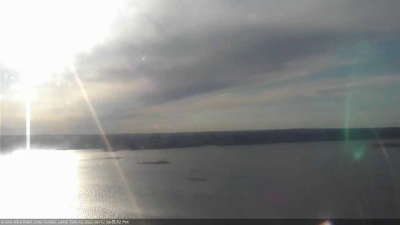Lake Travis webcam, February 12, 2022 4:25 PM CT