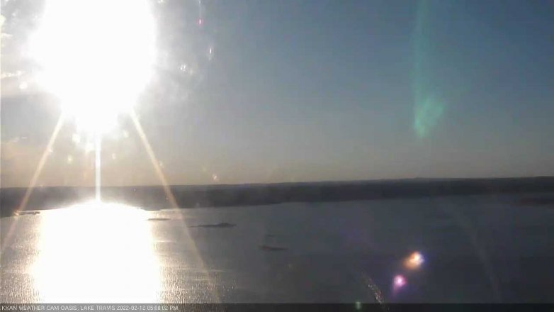 Lake Travis webcam, February 12, 2022 5:00 PM CT