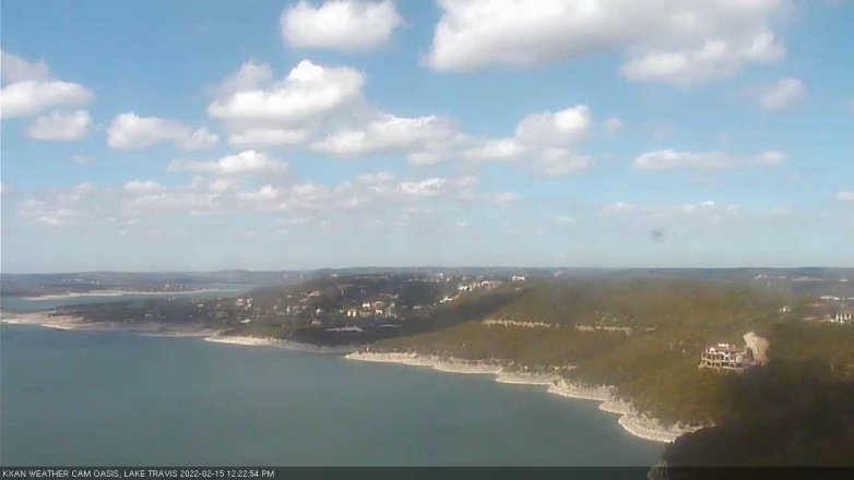 Lake Travis webcam, February 15, 2022 12:25 PM CT